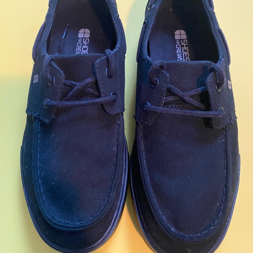 Ladies Shoes for Crews Milano Canvas Boat Shoe 9